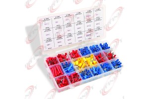 520pc ASSORTED WIRE CONNECTORS TERMINALS KIT - ELECTRICAL WIRING SPLICE